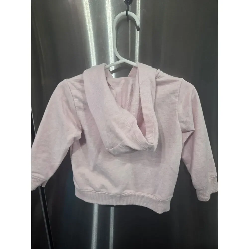 Pastel Pink Bear Hoodie - Carter's - 18mo
